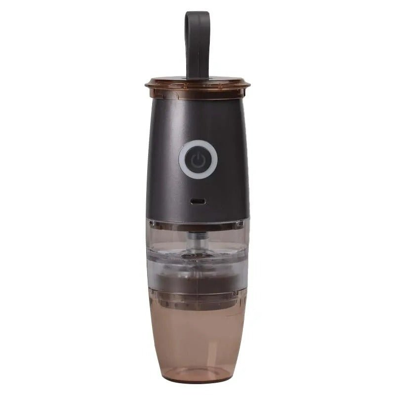 2 in 1 Electric and Portable Mini Coffee Grinder - USB Hand Crank Coffee Machine with Handle