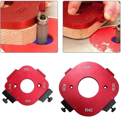 4 in 1 Arc Angle Positioning Template - Corner Radius Template Positioning for Cutting Machine