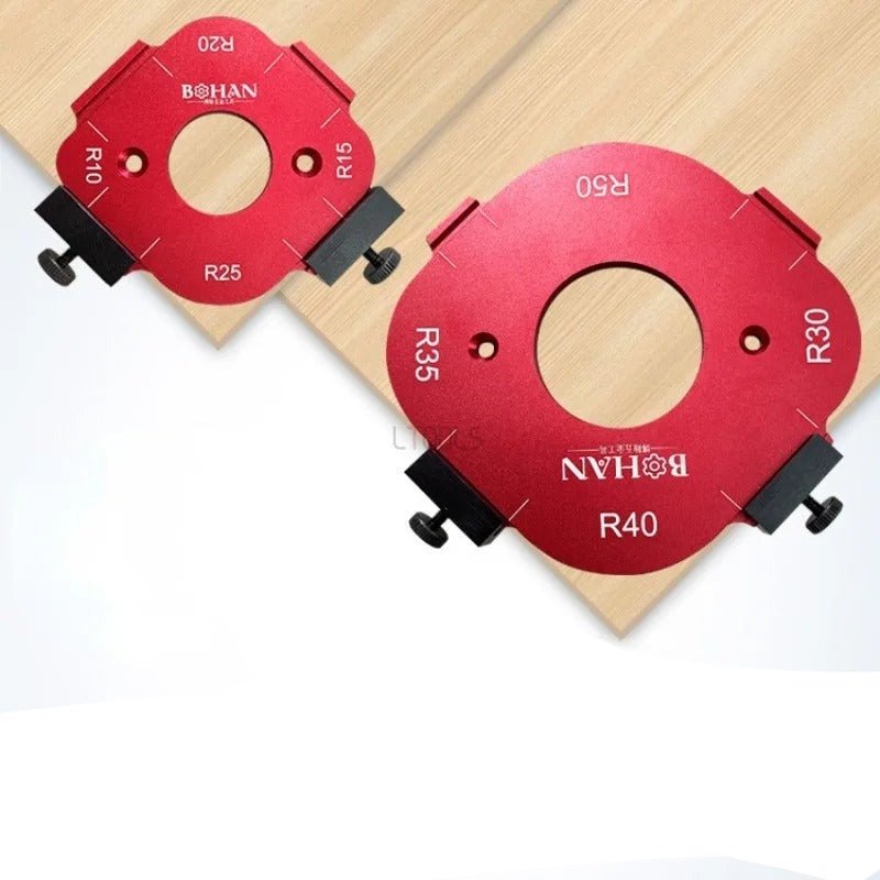 4 in 1 Arc Angle Positioning Template - Corner Radius Template Positioning for Cutting Machine