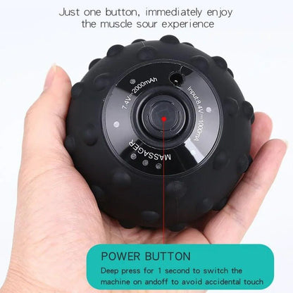 4 Speed Vibrating Massage Ball - Electric Fitness Ball for Muscle and Fitness