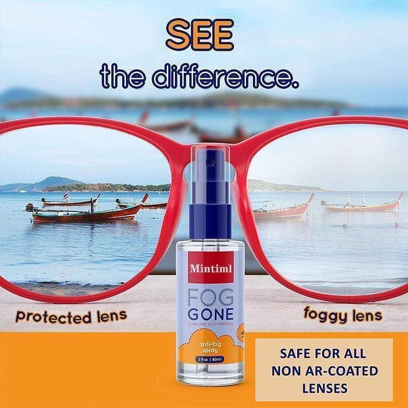 Anti-Fog Spray - Anti-Fog Spray for Glasses & Non-Anti Reflective Lenses, Eyewear and Goggles