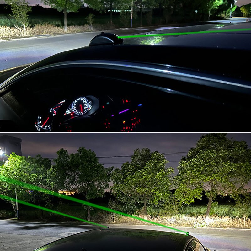 Car Beam Warning Light - Anti-fatigue Auto Laser Driving Strobe Light
