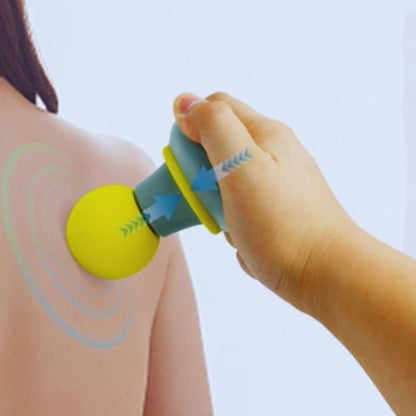 Compact Muscle Massager - Home Vibrating Shock Massager for Back Pain, Shoulder, Neck, Body