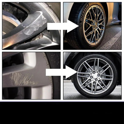 DIY Alloy Wheel Repair Kit - Rim Scrapes Scratches Remover
