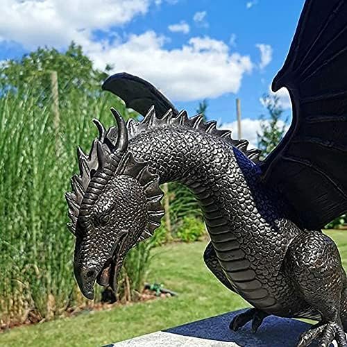 Bronze Fire-breathing Fountain Dragon Sculpture