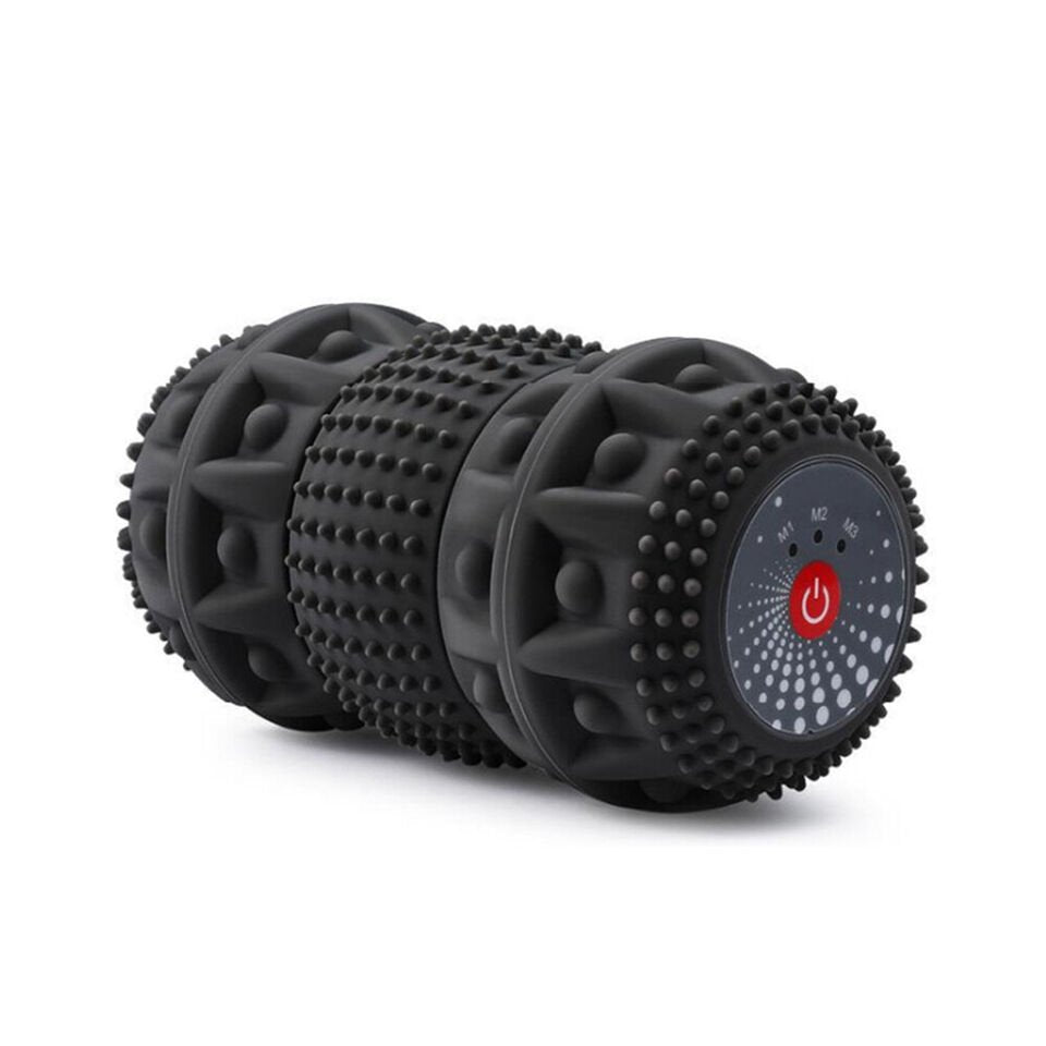 Electric Yoga Stick - Vibrating Roller Massager Electric Fitness Peanut Massage Ball