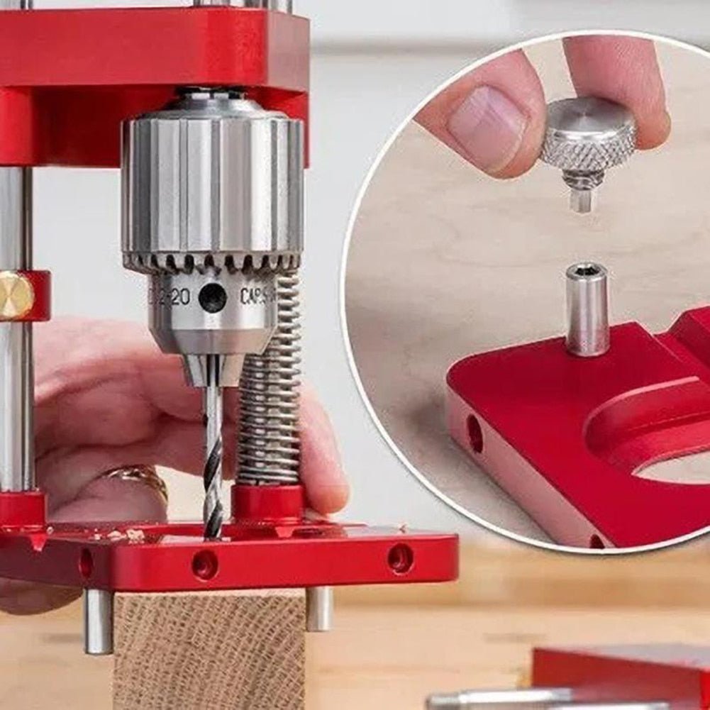 Freely Adjustable Drilling Locator - Woodworking Drilling Template Guide Tool Home