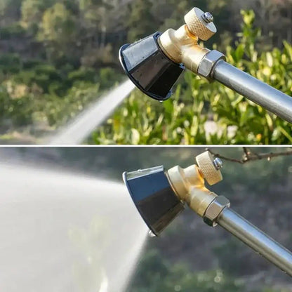 Garden Hose Nozzle Sprayer - Adjustable Copper Water Outlet Nozzle For Flower Grass Gardening Sprinkler