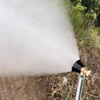 Garden Hose Nozzle Sprayer - Adjustable Copper Water Outlet Nozzle For Flower Grass Gardening Sprinkler