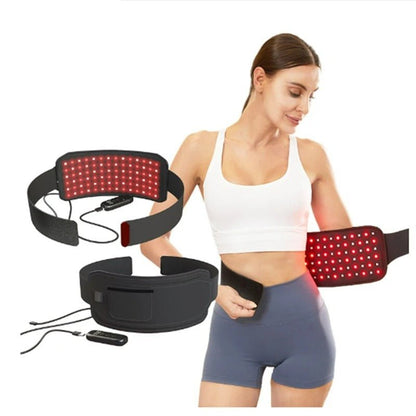 Infrared Light and Red Light Therapy Belt - Waist  Wrap Device for Back Shoulder Neck Waist Muscle Pain Relief