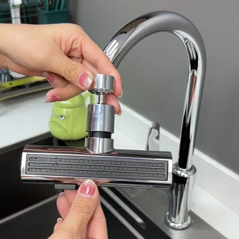 Kitchen Faucet Aerator Extender – 360° Rotating Supercharged  for Kitchen Sink