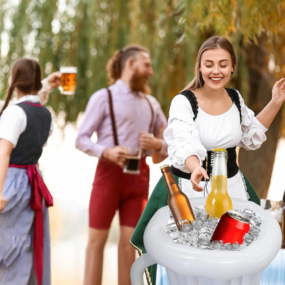 Large Inflatable Beer Mug Drink Cooler - Outdoor Party Supplies Inflatable Floating Drink Bucket