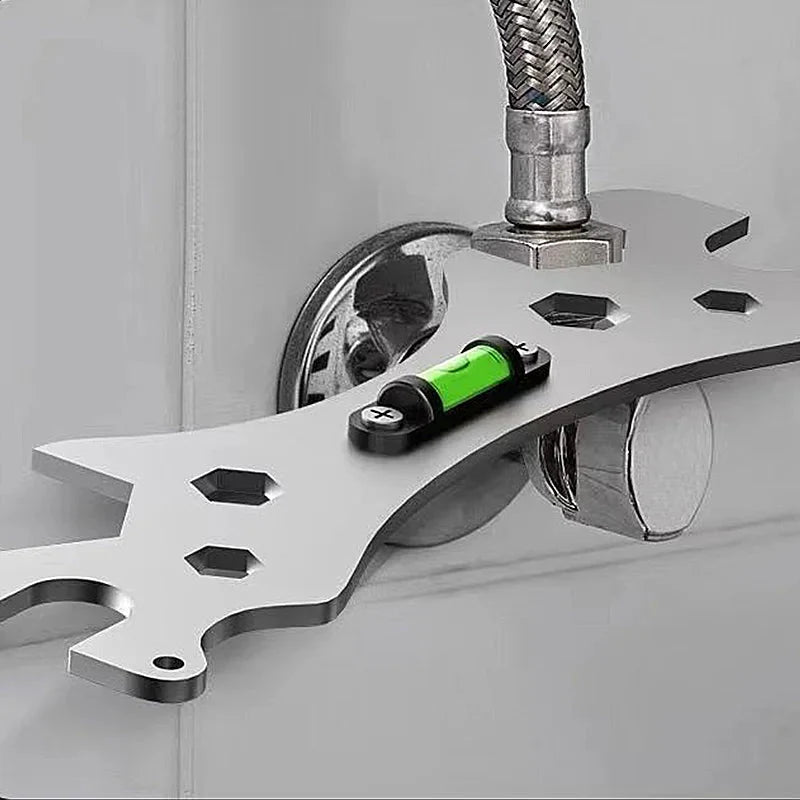 Multifunctional Wrench with Level -  Universal Repair Wrench Bathroom Installation and Maintenance