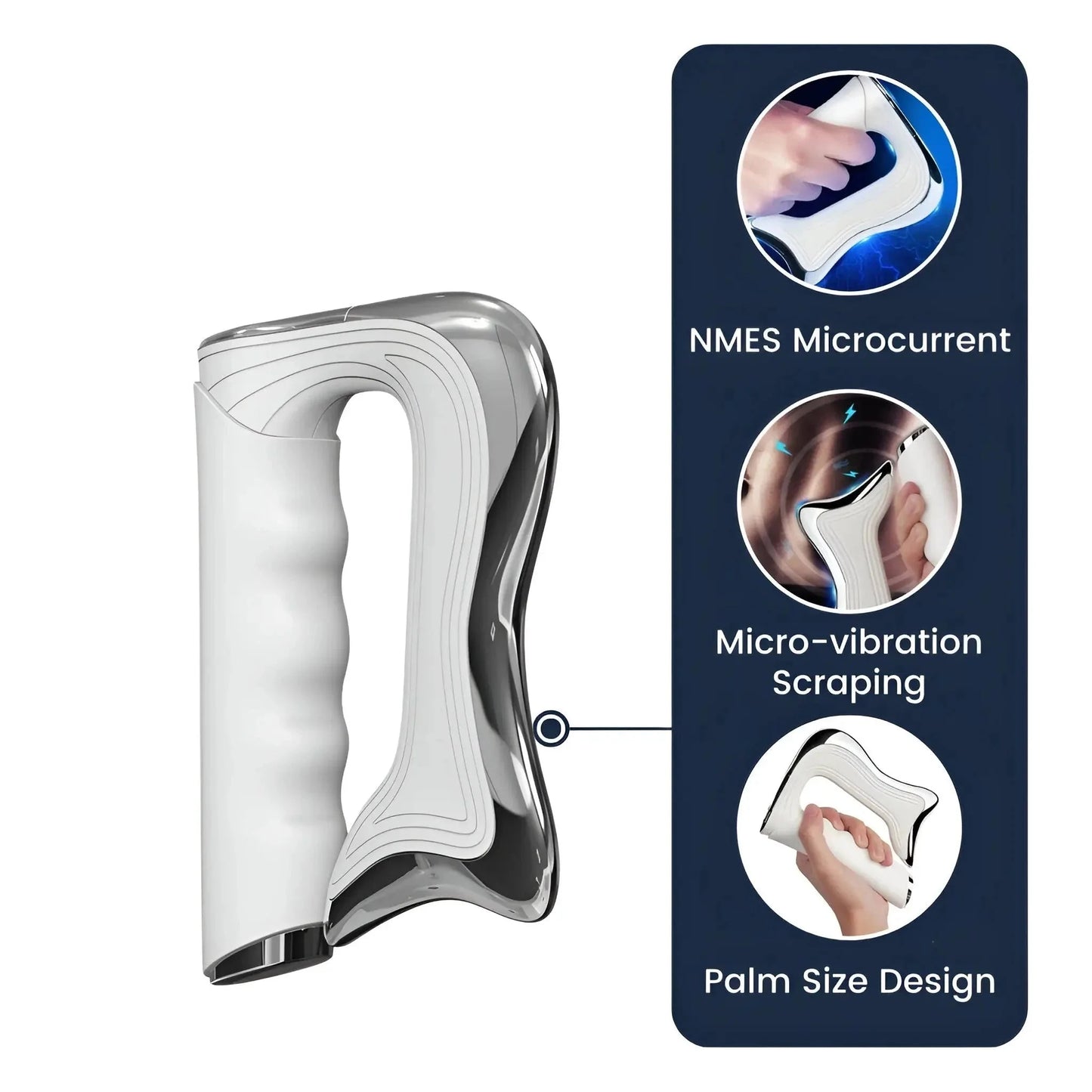 Myofascial Release Therapy Device - Microcurrent Micro Vibration Muscle Stimulator