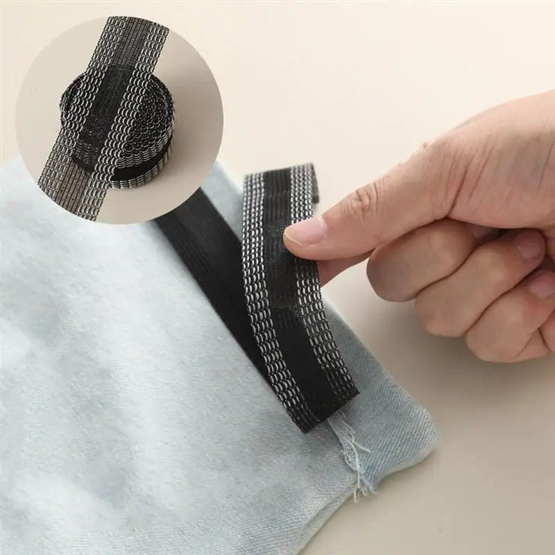 No Sewing Pants and Sleeves Repair Hemming Strip -  Self Adhesive Paste Suit Bottom Opening Shorten Sticker Rolled Edge Tape