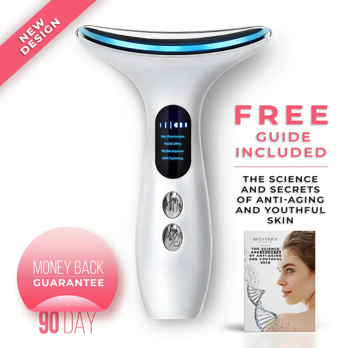 Parifairy - LED Facial & Neck Beauty Device