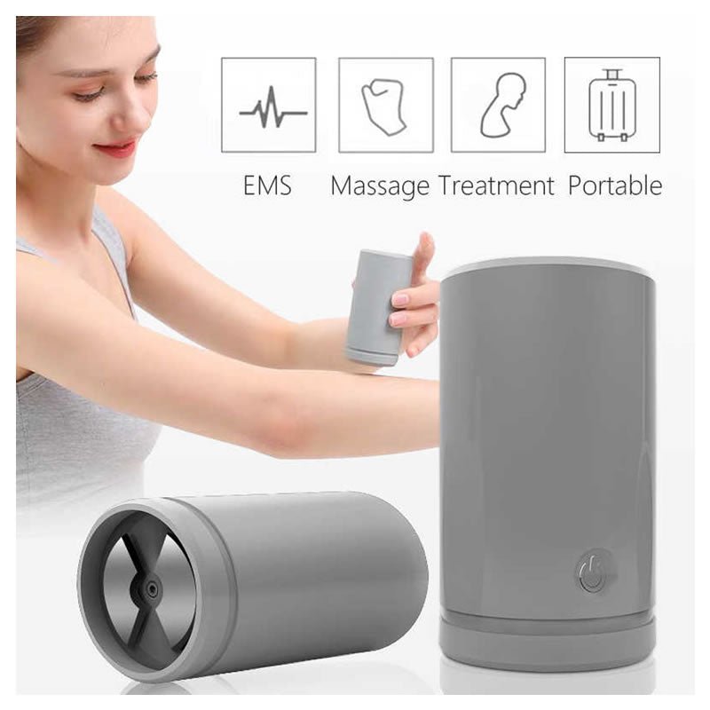 Portable Smart Pulsating Massage Cup - Electric Cupping Therapy Massager with Red Light Portable Rechargeable Silica Gel Cupping Massage Tool