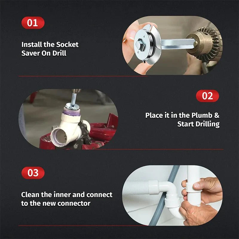 PVC Socket Saver - Plumbing Fitting Socket Saver Set