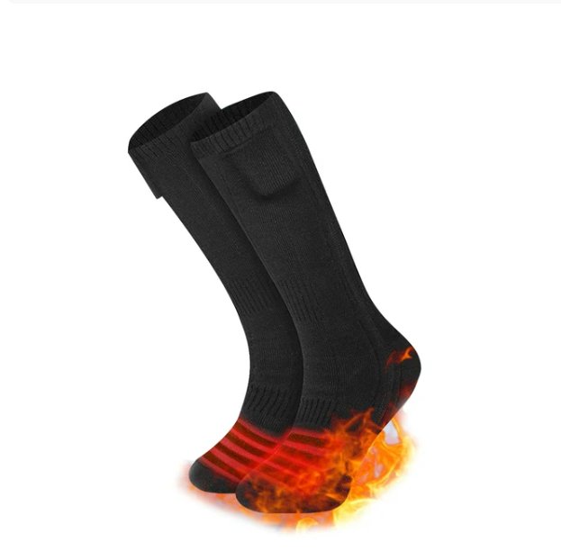 Rechargeable Electric Heated Socks - Three Modes Elastic Comfortable Water Resistant Electric Warm Sock Set