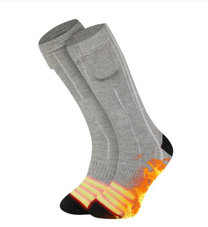 Rechargeable Electric Heated Socks - Three Modes Elastic Comfortable Water Resistant Electric Warm Sock Set