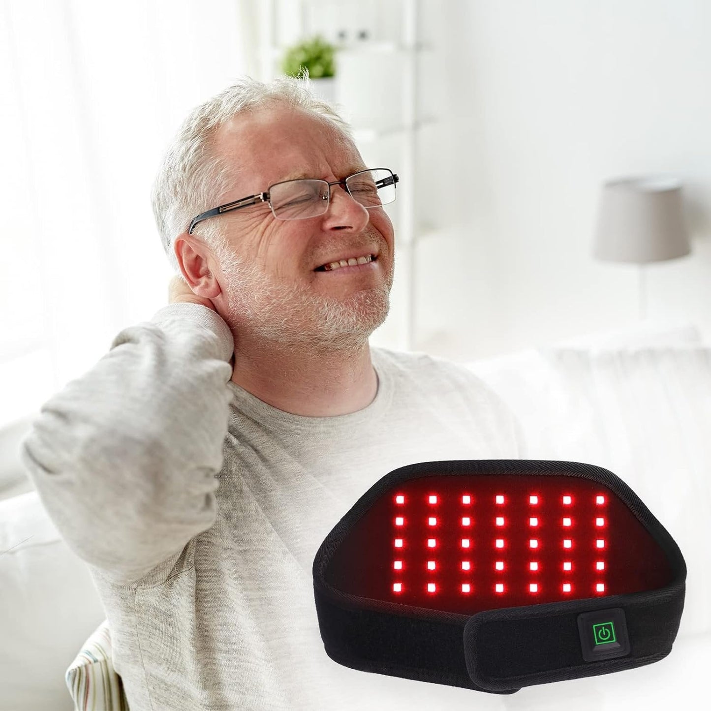 Red Light Therapy for Shoulder Back Body Pain Relief - Infrared Light Therapy Device
