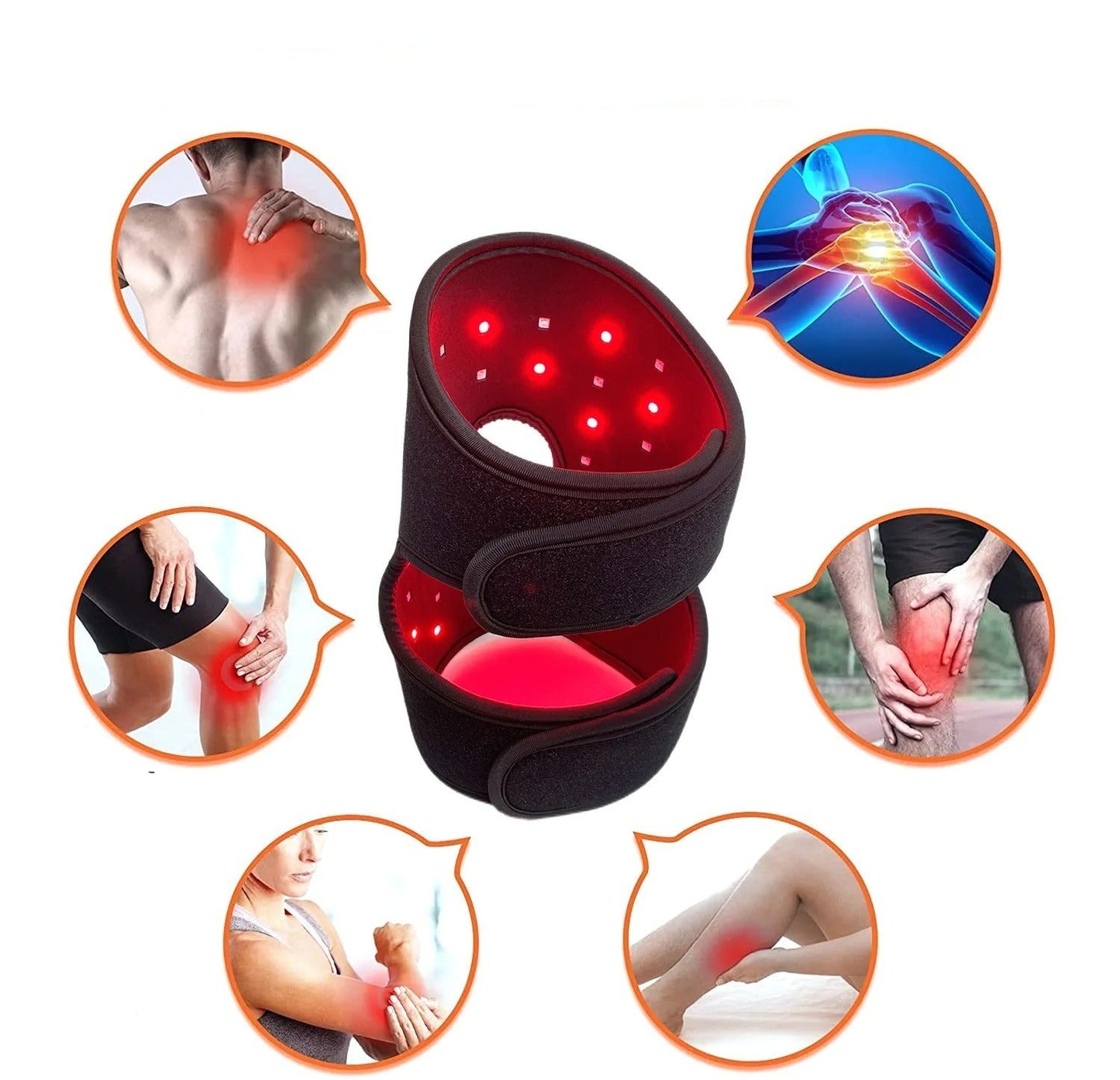 Red Light Therapy Knee Pad - Infrared Light Devices Body Joint Elbow Relief