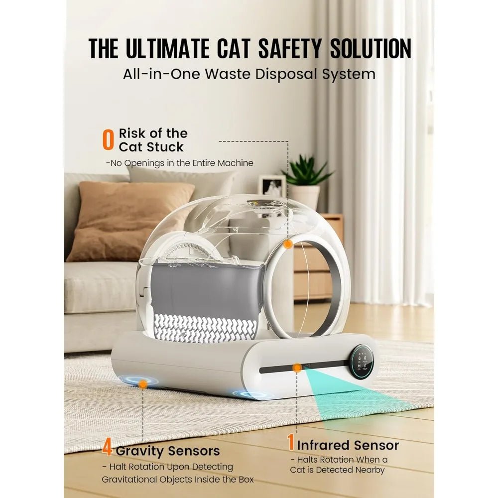 Self Cleaning Cat Litter Box - Automatic Smart Cat Litter Box Self Cleaning
