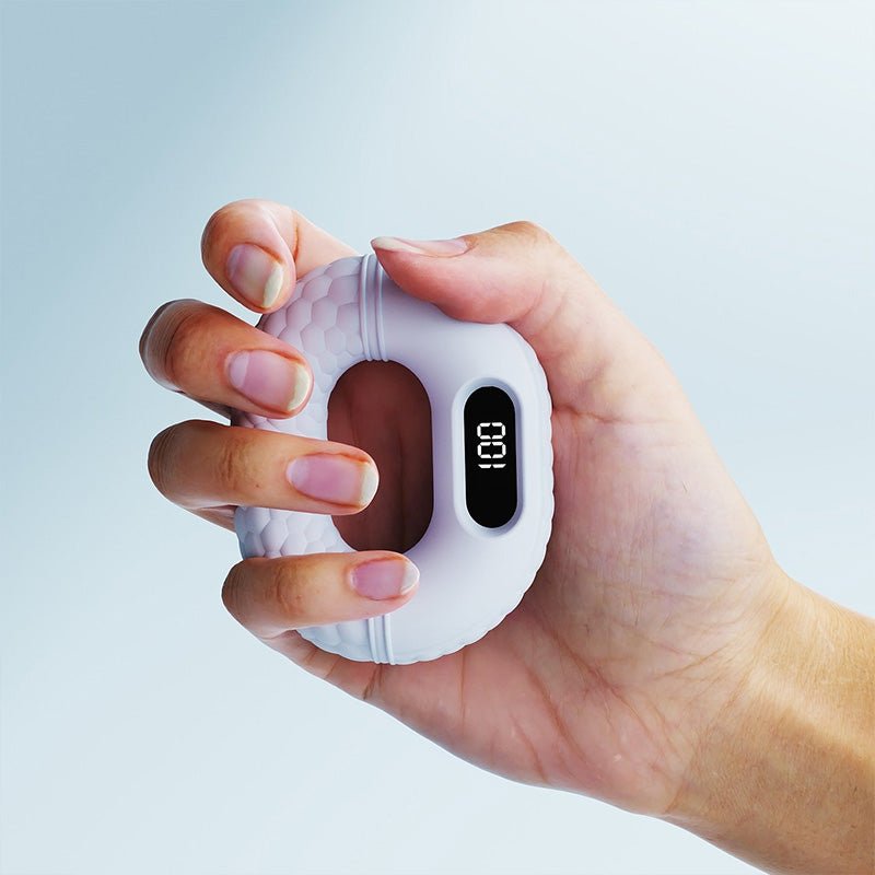 Silicone Intelligent Counting Grip Strength Trainer - Bluetooth Smart Counting Hand Gripper