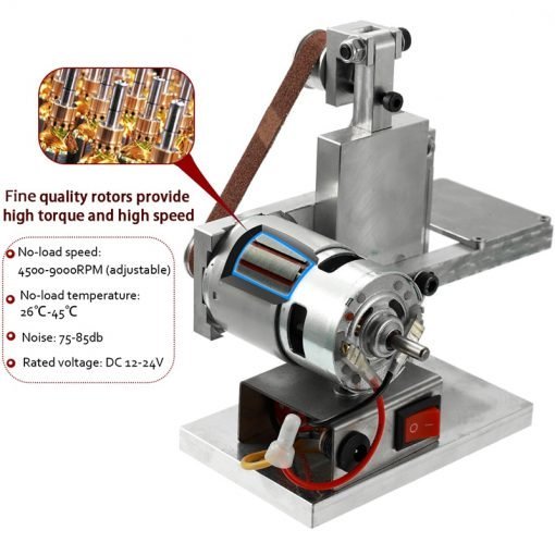 Small DIY Polishing Machine - Multifunctional Electric Belt Sander Polishing Tools