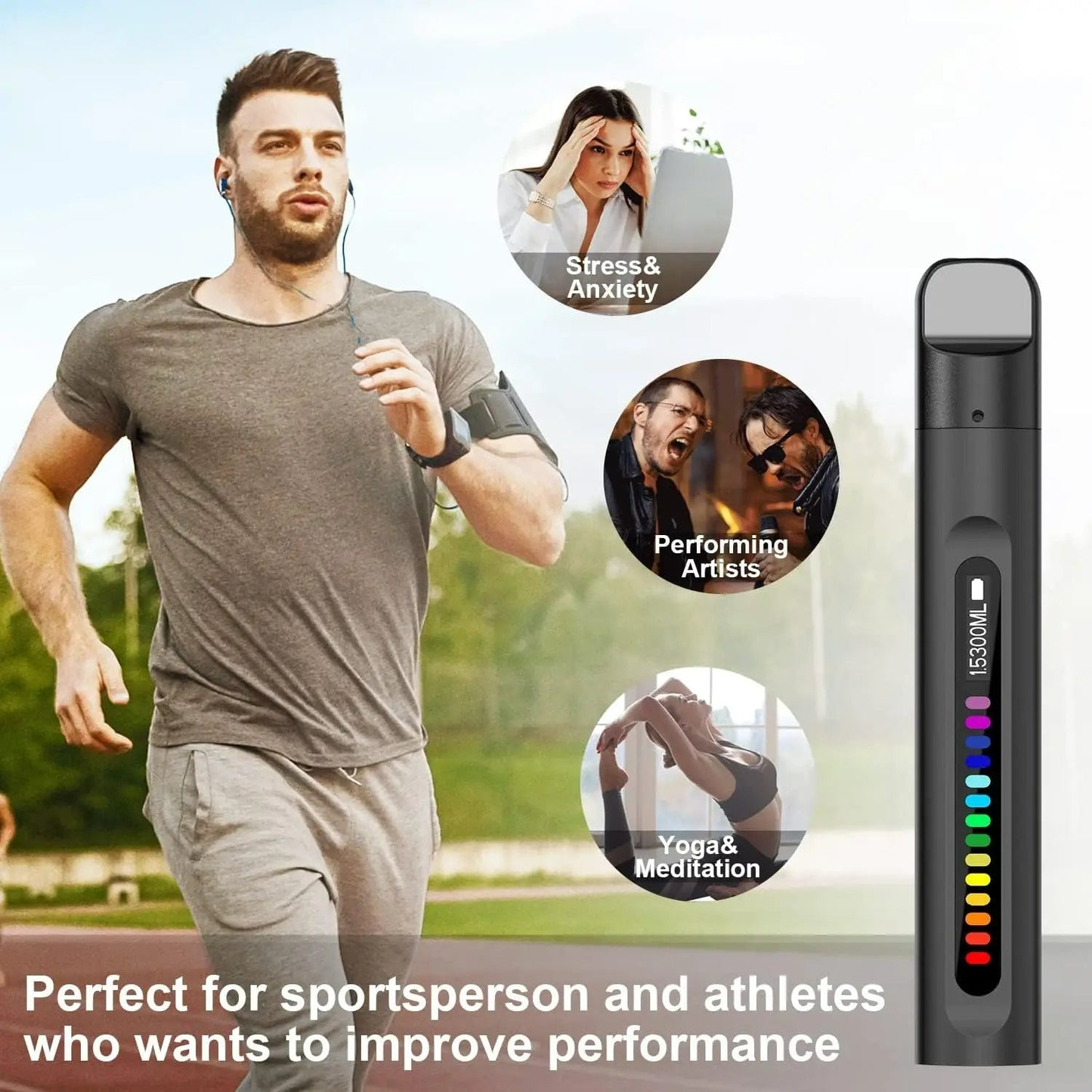 Smart Breathing Trainer -  Respiratory Muscle Training for Better Breathe, Guided Assistant for Athletes