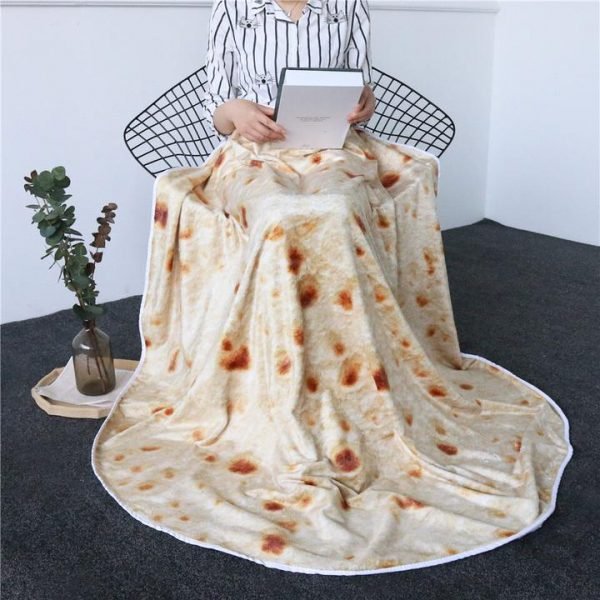 The Burrito Blanket - Soft and Comfortable Flannel Taco Blanket