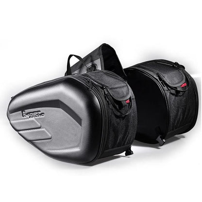 Universal Frameless Motorcycle Saddle Bag - Motorcycle Waterproof Rear Back Bag Travel Bag Saddle Bag Side Helmet Bag Riding Travel