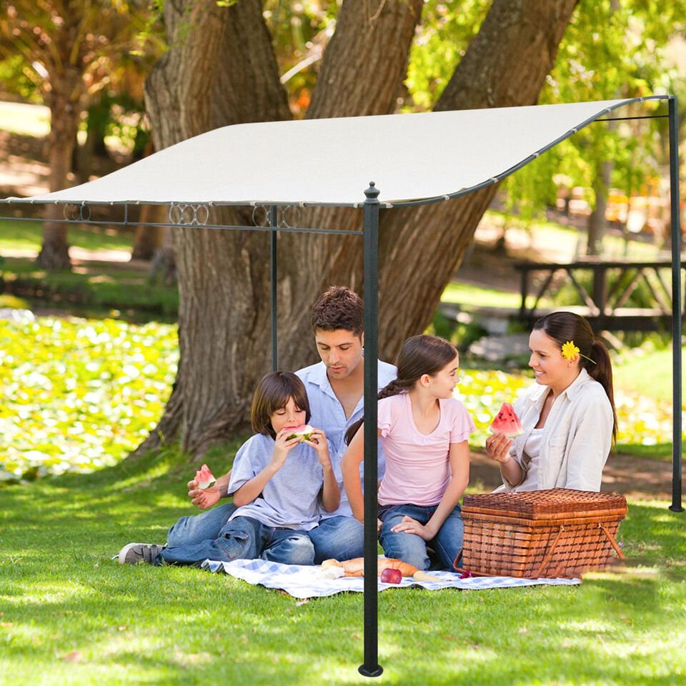 Waterproof Garden Patio Awning Canopy Ceiling -  Outdoor Sun Shade Sail UV Blocker