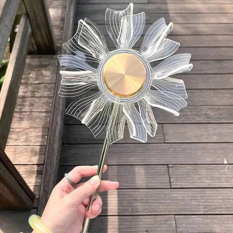 Windmill Sunflower LED Crystal Table Lamp - Study Lamp LED Atmosphere Light Decorative Bedside Night Light